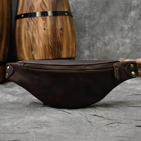 Vintage Leather Belt Bag