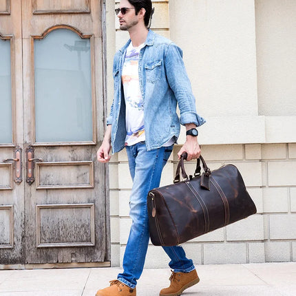 Weekender 24 Leather Travel Bag