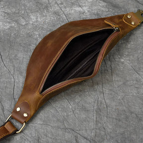 Vintage Leather Belt Bag