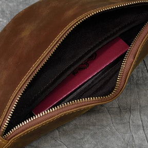 Vintage Leather Belt Bag
