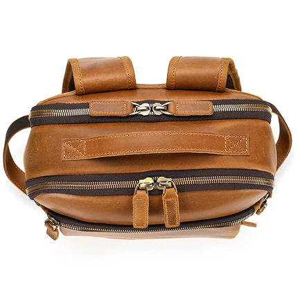 Vintage Leather Daypack