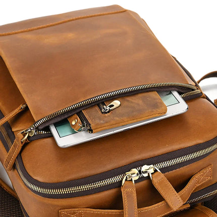 Vintage Leather Daypack