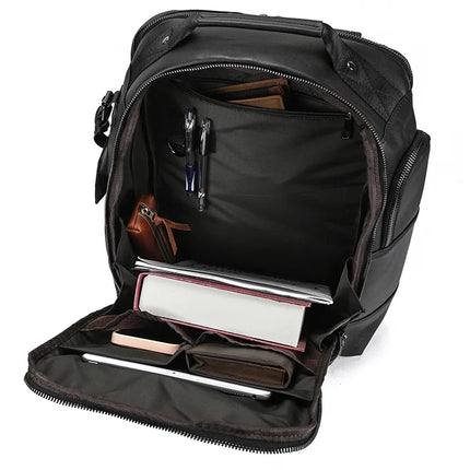 Leather Travel Backpack
