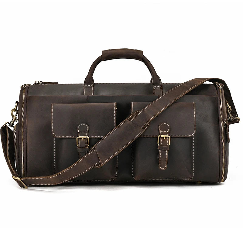 Weekender 22 Leather Travel Duffle Bag